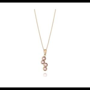 Swarovski authentic Crystals Rosa Gold plated